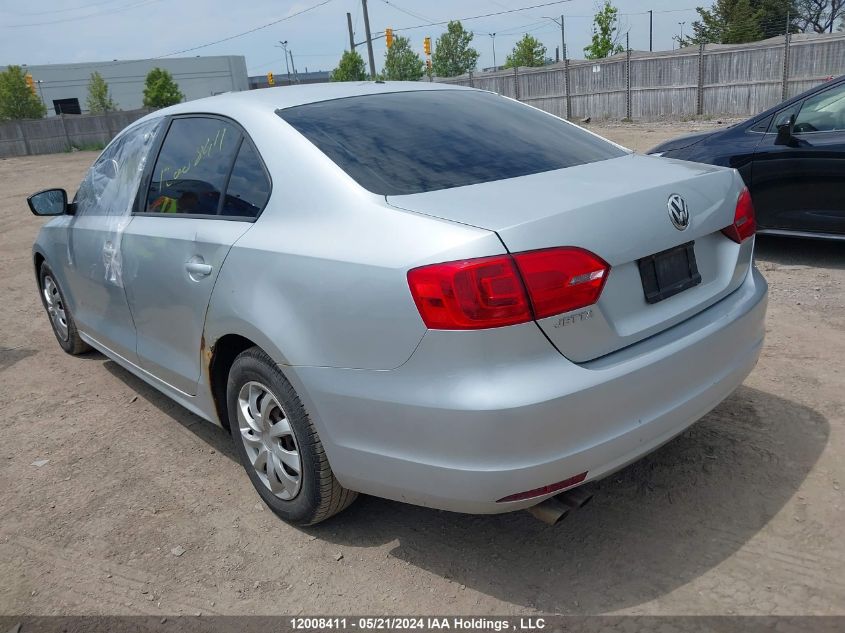 2012 Volkswagen Jetta S VIN: 3VW2K7AJ2CM416374 Lot: 12008411