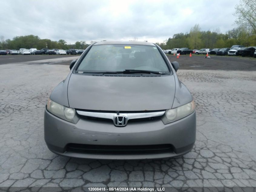 2006 Honda Civic Dx Vp VIN: 2HGFA16346H003424 Lot: 12008415