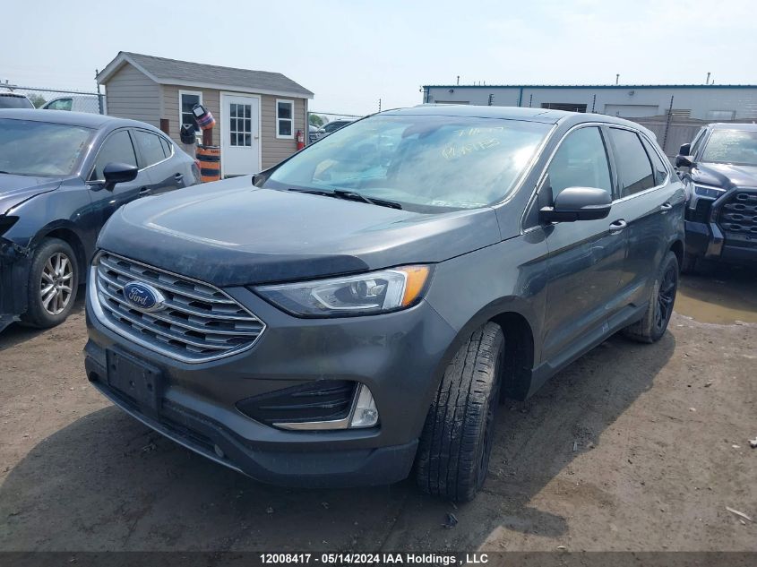 2019 Ford Edge Sel VIN: 2FMPK4J90KBC75796 Lot: 12008417