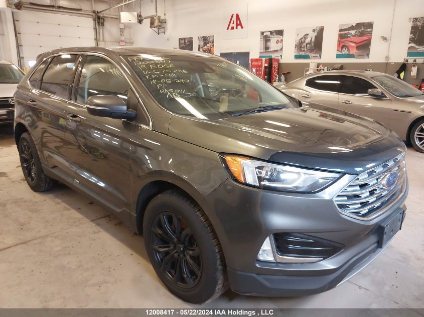 2019 Ford Edge Sel VIN: 2FMPK4J90KBC75796 Lot: 12008417