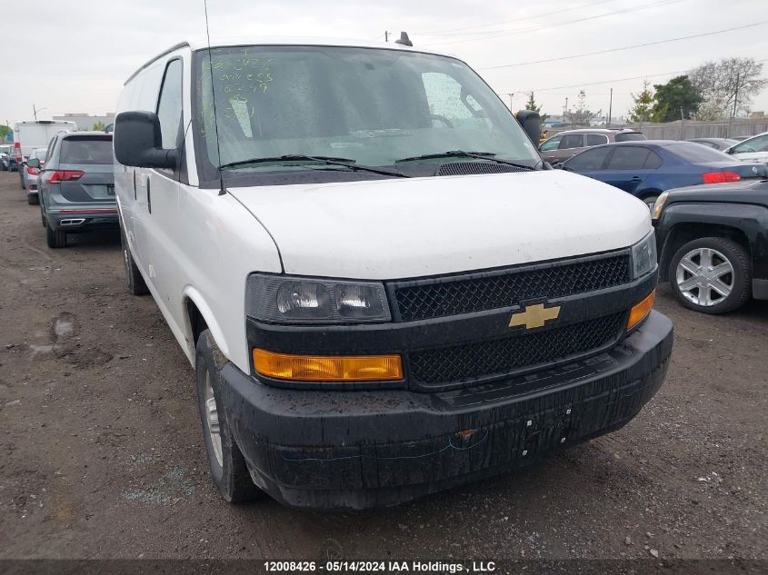 2022 Chevrolet Express Cargo Van VIN: 1GCWGBFP0N1166249 Lot: 12008426