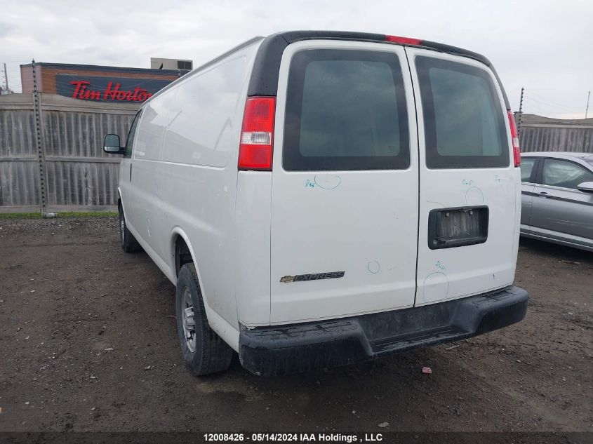 2022 Chevrolet Express Cargo Van VIN: 1GCWGBFP0N1166249 Lot: 12008426