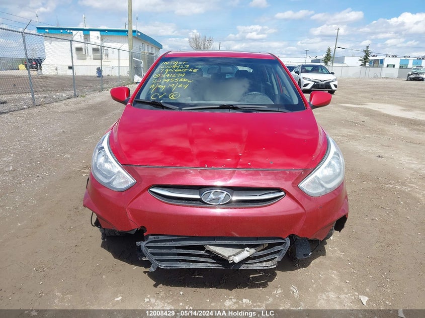 2017 Hyundai Accent Se VIN: KMHCT5AE3HU341694 Lot: 12008429