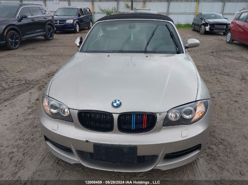 2008 BMW 1 Series VIN: WBAUN93578VE94306 Lot: 12008459