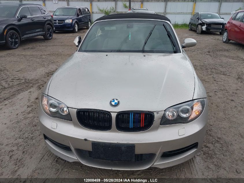 2008 BMW 1 Series VIN: WBAUN93578VE94306 Lot: 12008459