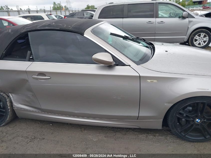 2008 BMW 1 Series VIN: WBAUN93578VE94306 Lot: 12008459