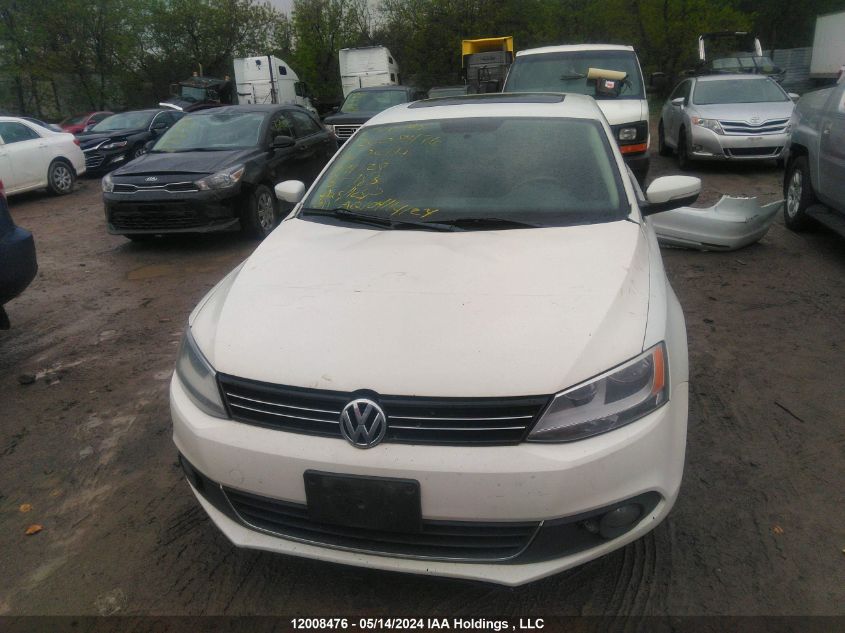 2014 Volkswagen Jetta Tdi VIN: 3VWDL7AJ6EM291128 Lot: 12008476