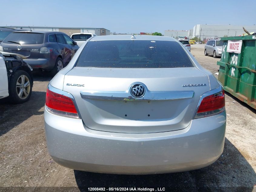 2010 Buick Lacrosse VIN: 1G4GJ5EG9AF117407 Lot: 12008492