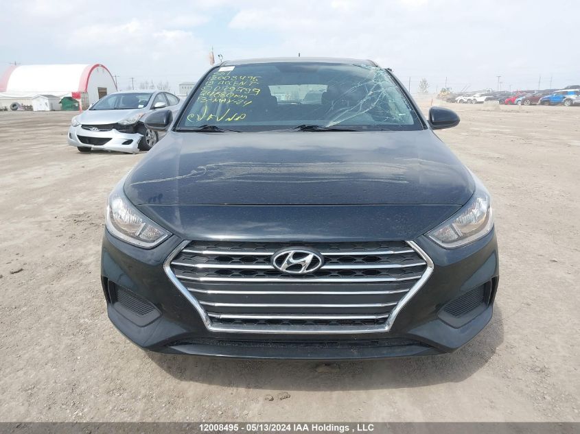 2019 Hyundai Accent Se/Sel VIN: 3KPC25A35KE079799 Lot: 12008495