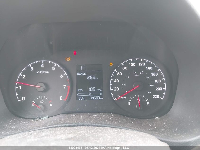 2019 Hyundai Accent Se/Sel VIN: 3KPC25A35KE079799 Lot: 12008495