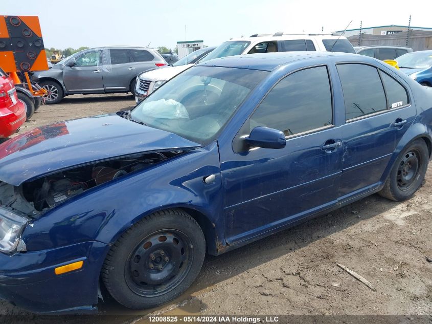 2001 Volkswagen Jetta Wolfsburg VIN: 3VWPD29MX1M145742 Lot: 12008525