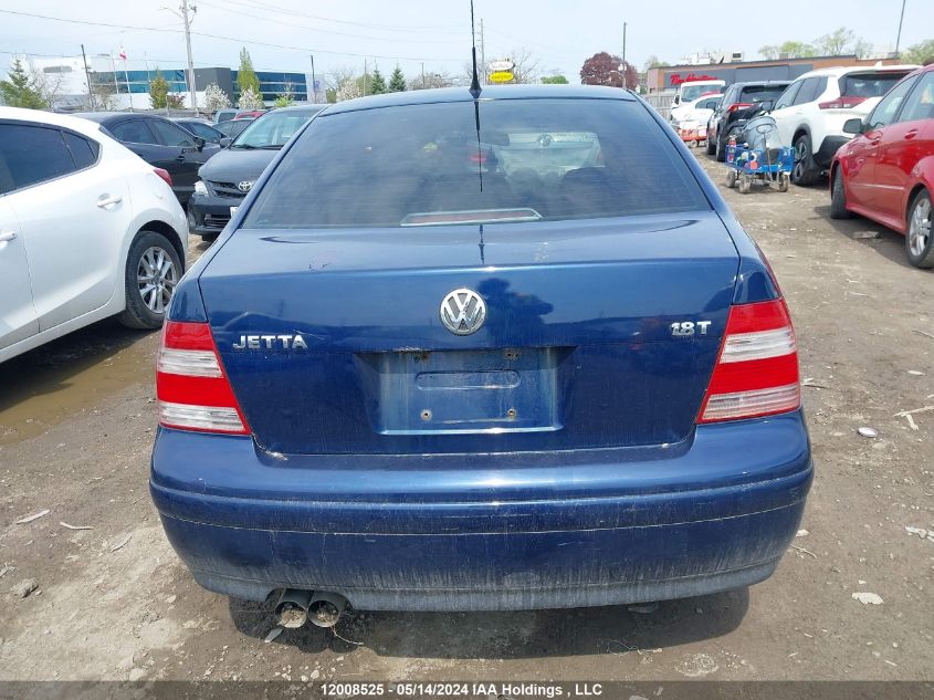 2001 Volkswagen Jetta Wolfsburg VIN: 3VWPD29MX1M145742 Lot: 12008525