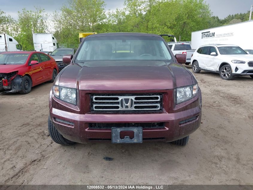 2008 Honda Ridgeline VIN: 2HJYK165X8H004257 Lot: 12008532