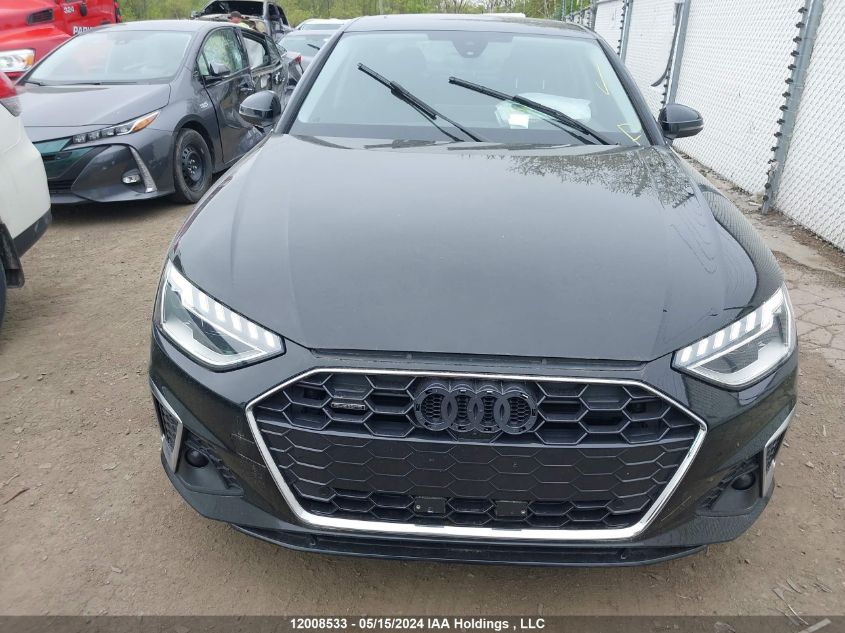 2020 Audi A4 VIN: WAUENAF40LA043644 Lot: 12008533