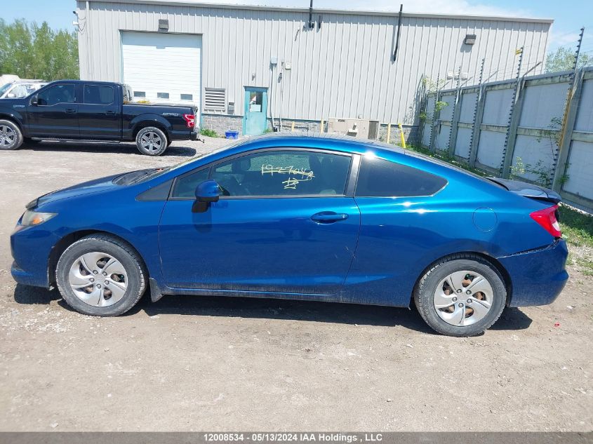 2013 Honda Civic Cpe VIN: 2HGFG3A45DH002175 Lot: 12008534