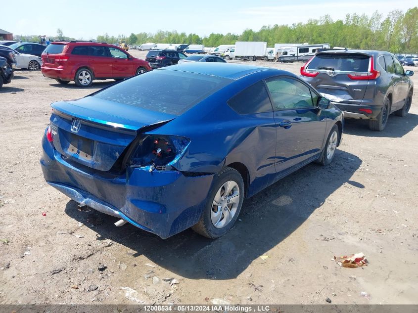 2013 Honda Civic Cpe VIN: 2HGFG3A45DH002175 Lot: 12008534