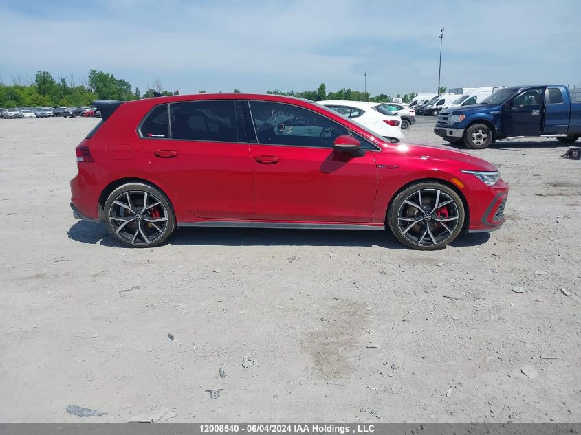 2023 Volkswagen Golf Gti VIN: WVWMA7CD8PW197741 Lot: 12008540