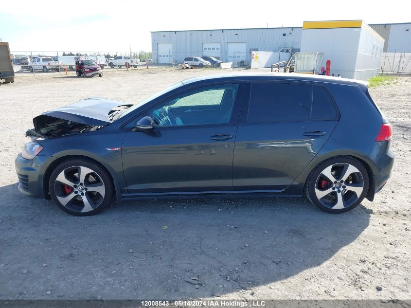 2015 Volkswagen Golf Gti VIN: 3VW4T7AU0FM010260 Lot: 12008543