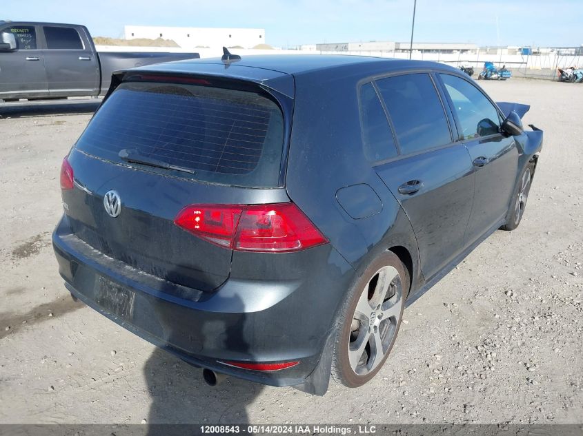 2015 Volkswagen Golf Gti VIN: 3VW4T7AU0FM010260 Lot: 12008543