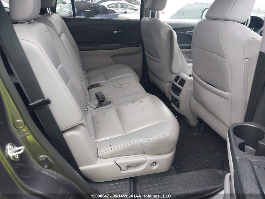 2017 Honda Pilot VIN: 5FNYF6H81HB503404 Lot: 12008547