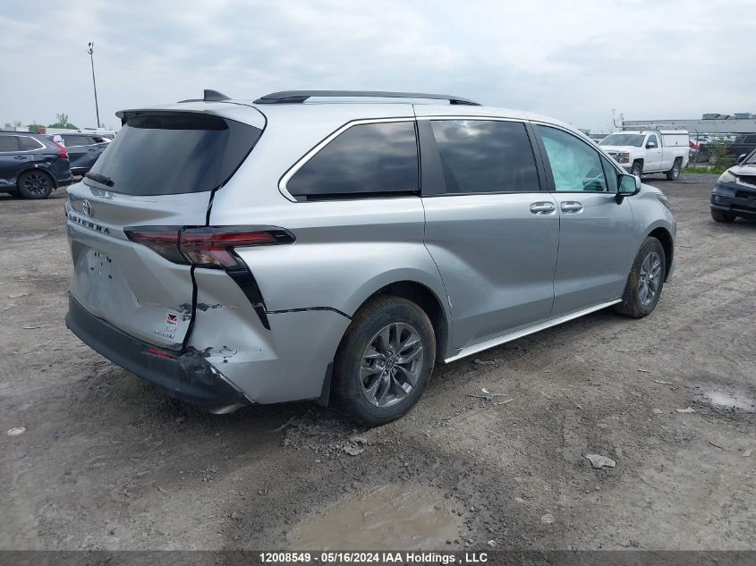 2024 Toyota Sienna Le 8-Passenger/Xle 8-Passenger/Xse 7-Passenger VIN: 5TDGRKEC9RS180107 Lot: 12008549