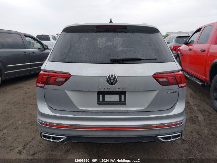 2023 Volkswagen Tiguan VIN: 3VV4B7AX1PM114680 Lot: 12008550