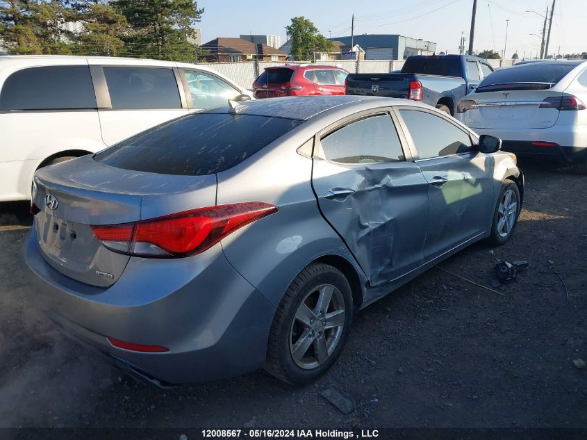 2014 Hyundai Elantra Se/Sport/Limited VIN: KMHDH4AH9EU096826 Lot: 12008567