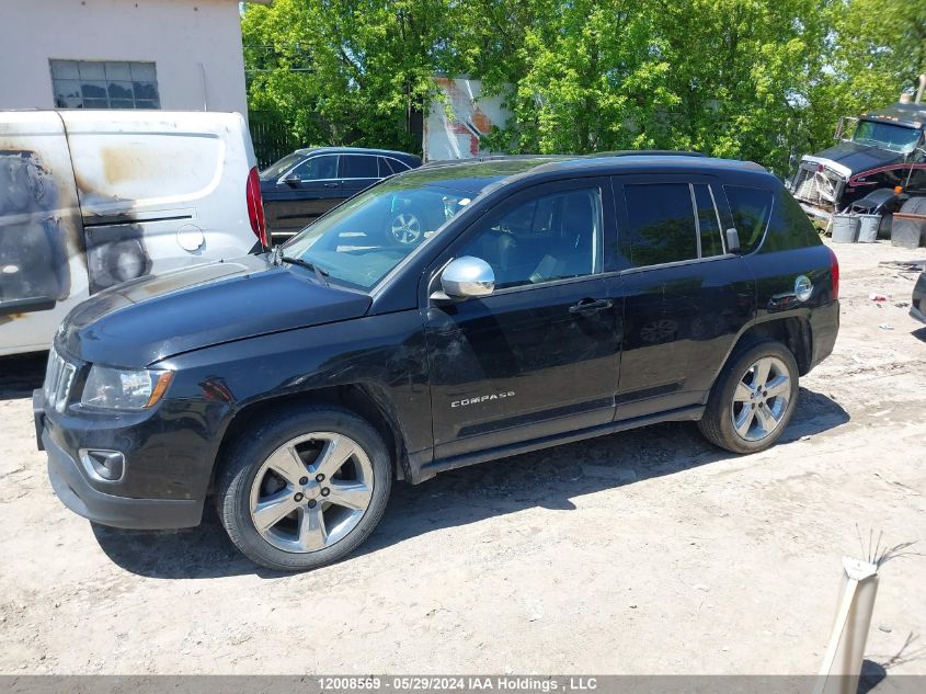 2016 Jeep Compass Sport/North VIN: 1C4NJCAAXGD556038 Lot: 12008569