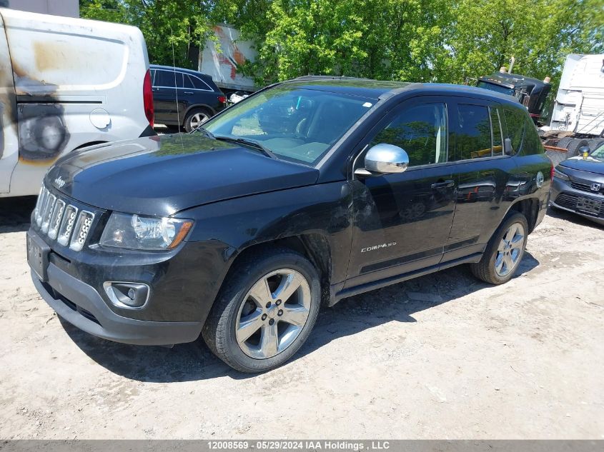 2016 Jeep Compass Sport/North VIN: 1C4NJCAAXGD556038 Lot: 12008569