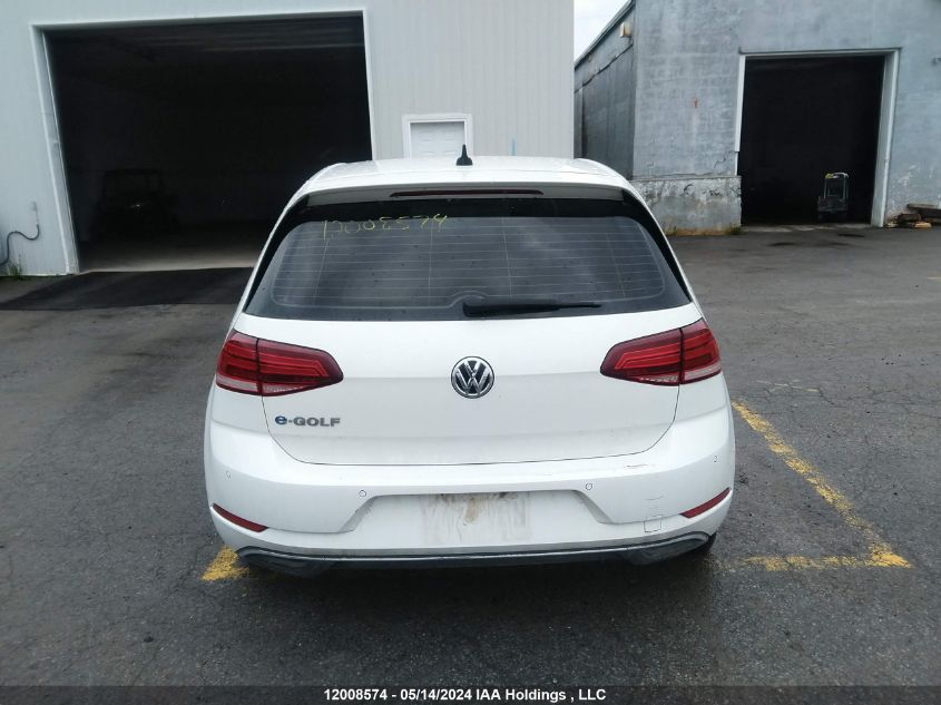 2017 Volkswagen E-Golf VIN: WVWPR7AU4HW953320 Lot: 12008574