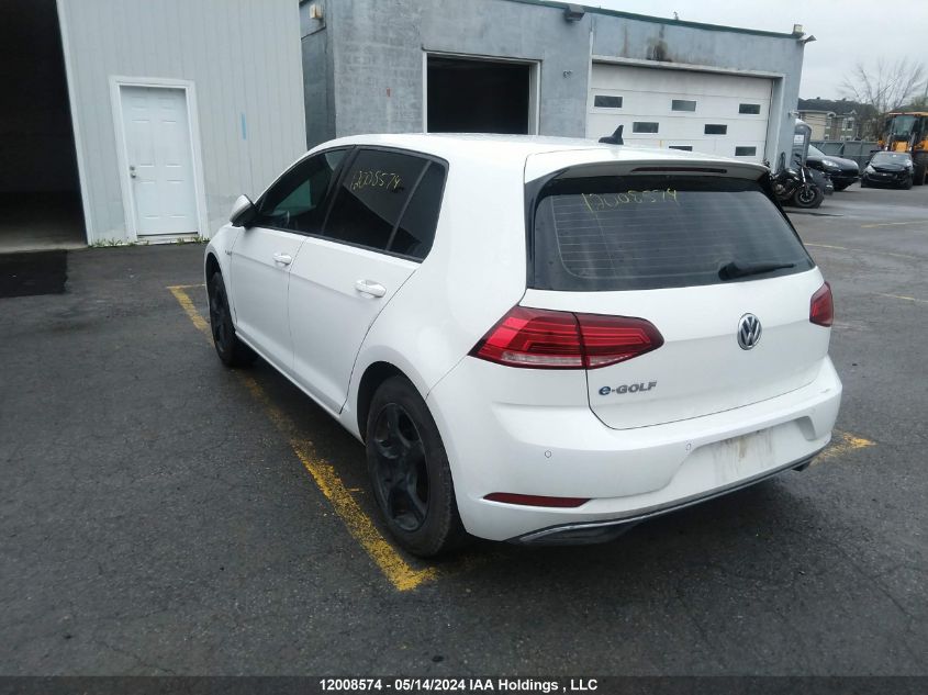 2017 Volkswagen E-Golf VIN: WVWPR7AU4HW953320 Lot: 12008574