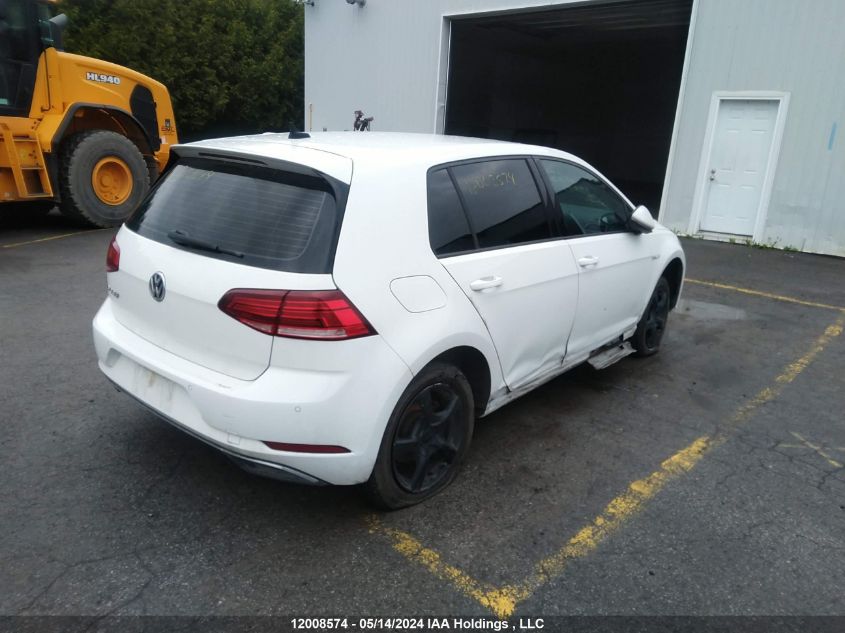 2017 Volkswagen E-Golf VIN: WVWPR7AU4HW953320 Lot: 12008574