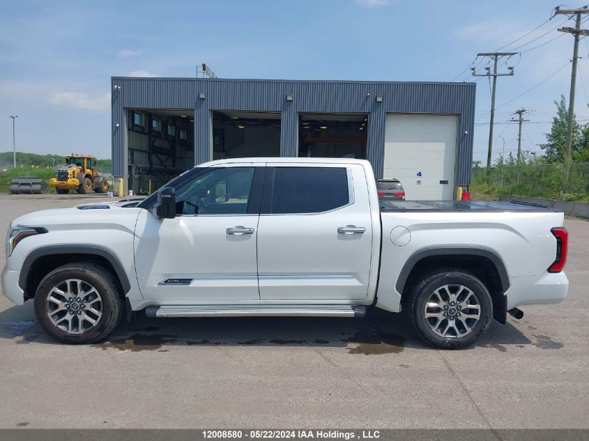 2022 Toyota Tundra Crewmax Platinum/Crewmax 1794 VIN: 5TFMC5DB9NX004192 Lot: 12008580