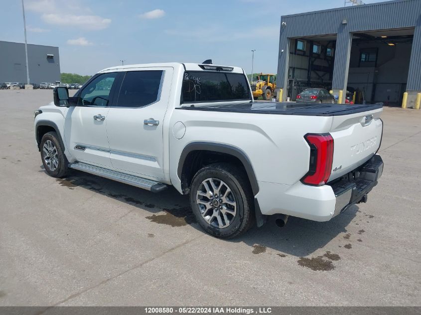 2022 Toyota Tundra Crewmax Platinum/Crewmax 1794 VIN: 5TFMC5DB9NX004192 Lot: 12008580