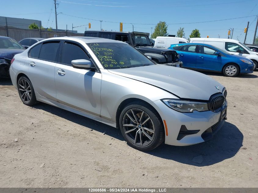 2019 BMW 3 Series VIN: WBA5R7C52KAJ84816 Lot: 12008586