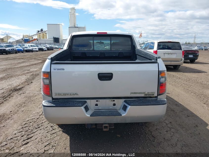 2006 Honda Ridgeline Rts VIN: 2HJYK16416H002773 Lot: 12008588