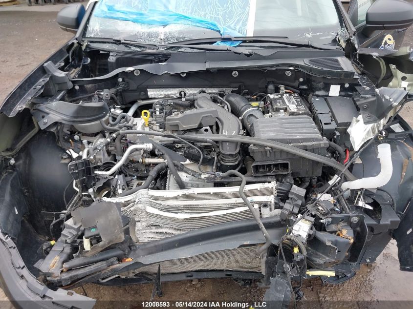 2022 Volkswagen Taos VIN: 3VVAX7B28NM029095 Lot: 12008593