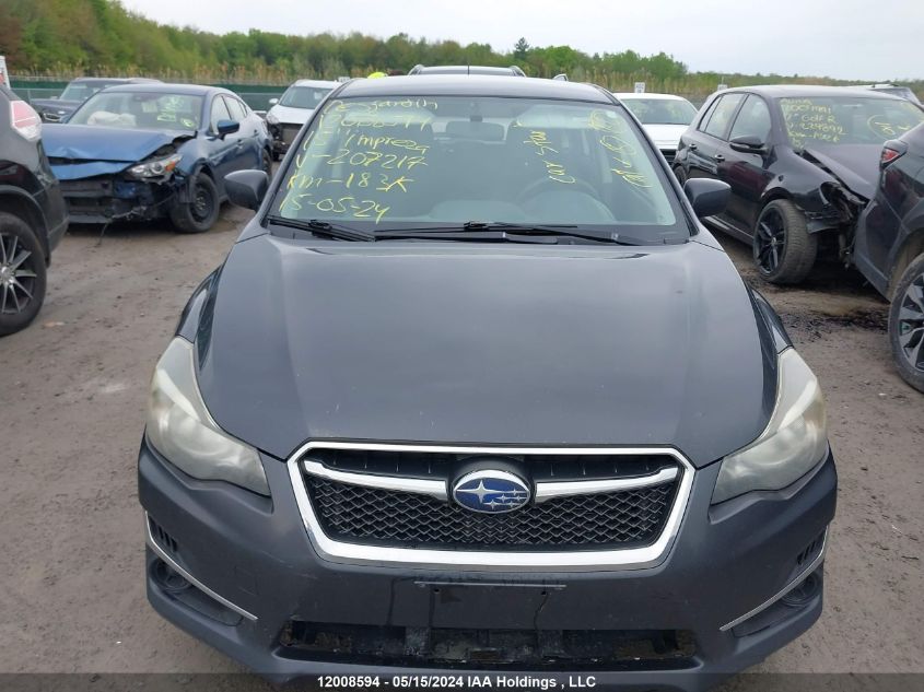 2015 Subaru Impreza VIN: JF1GPAA62FH207217 Lot: 12008594