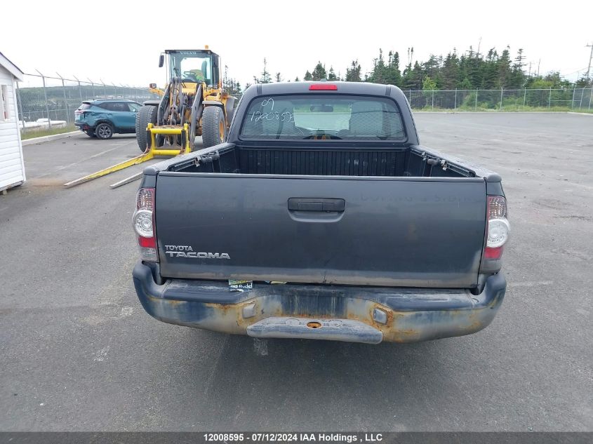 2009 Toyota Tacoma Access Cab VIN: 5TETX22N79Z604736 Lot: 12008595
