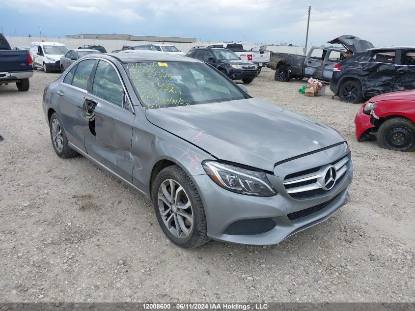 2015 Mercedes-Benz C-Class VIN: 55SWF4KB8FU077349 Lot: 12008600