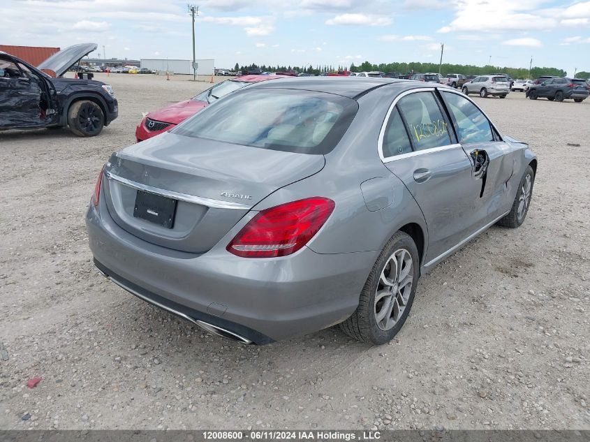 2015 Mercedes-Benz C-Class VIN: 55SWF4KB8FU077349 Lot: 12008600