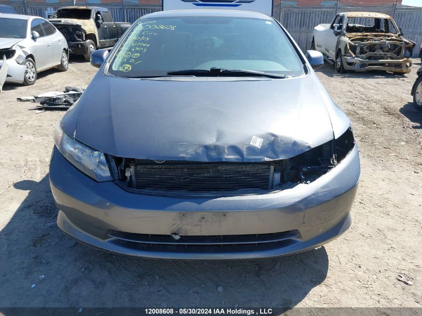 2012 Honda Civic Sdn VIN: 2HGFB2F44CH122064 Lot: 12008608