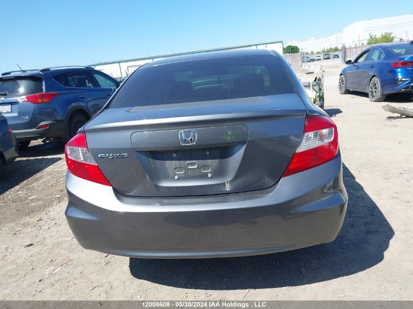 2012 Honda Civic Sdn VIN: 2HGFB2F44CH122064 Lot: 12008608