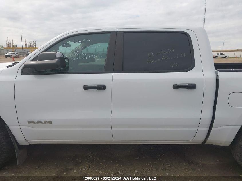 2019 Ram 1500 Tradesman VIN: 1C6SRFGT2KN542263 Lot: 12008627