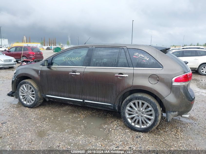 2011 Lincoln Mkx VIN: 2LMDJ8JK9BBJ22970 Lot: 12008650