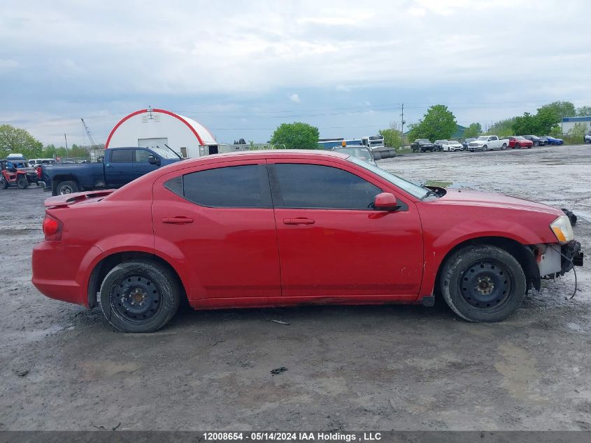 2013 Dodge Avenger Sxt VIN: 1C3CDZCB3DN675390 Lot: 12008654