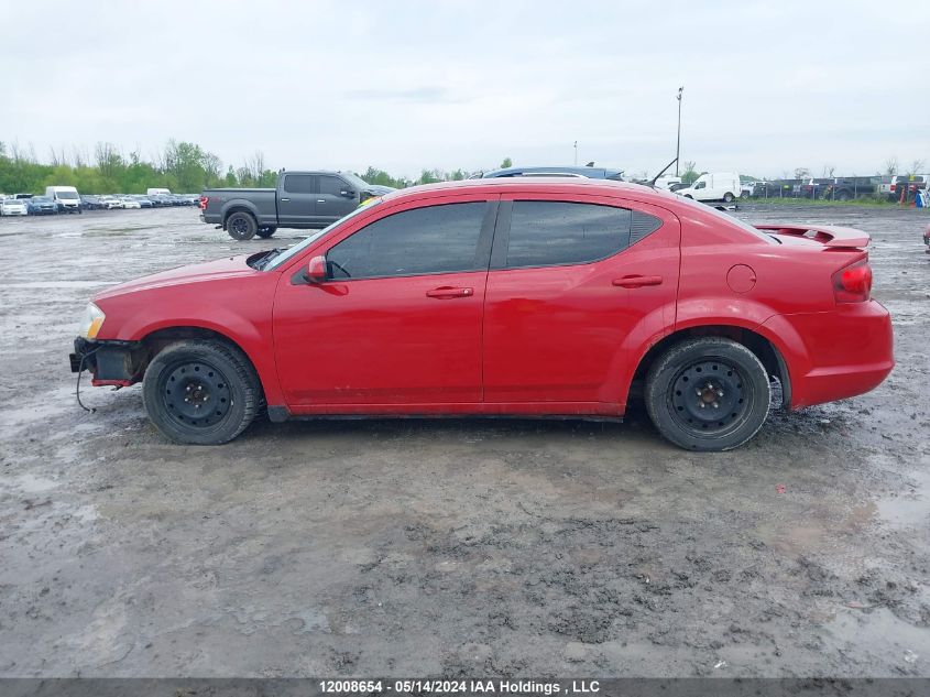 2013 Dodge Avenger Sxt VIN: 1C3CDZCB3DN675390 Lot: 12008654