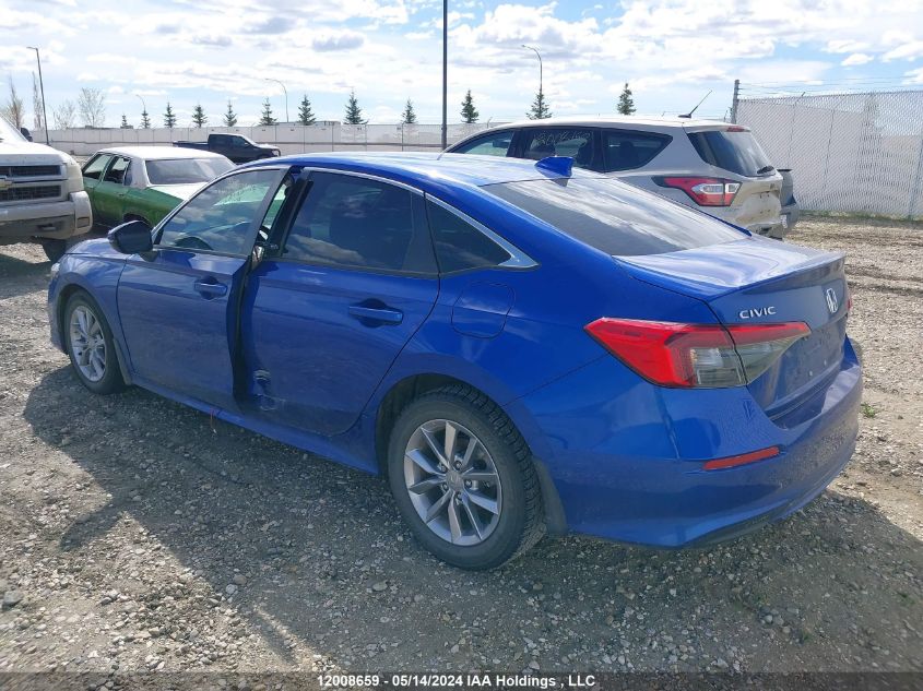 2022 Honda Civic Sedan VIN: 2HGFE2F34NH123099 Lot: 12008659