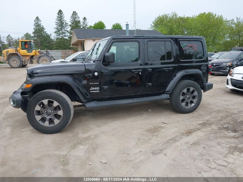 2019 Jeep Wrangler Unlimited Sahara VIN: 1C4HJXEN5KW522054 Lot: 12008660