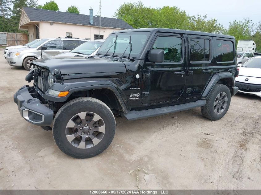 2019 Jeep Wrangler Unlimited Sahara VIN: 1C4HJXEN5KW522054 Lot: 12008660